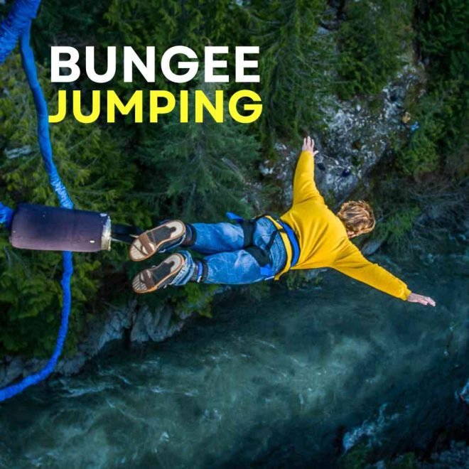 Blue Extreme Jumping Sport Instagram Post